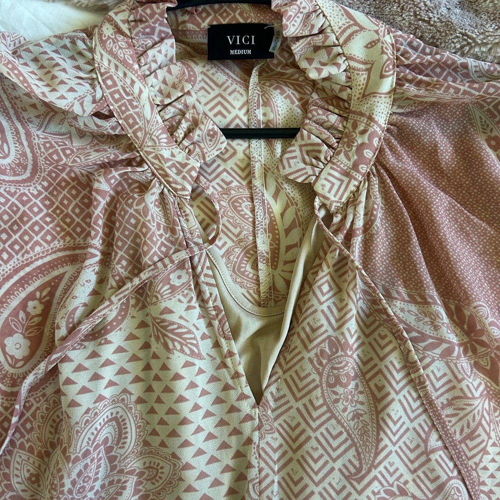 VICI Rawlings Paisley Maxi Dress- Medium - Picture 5 of 6